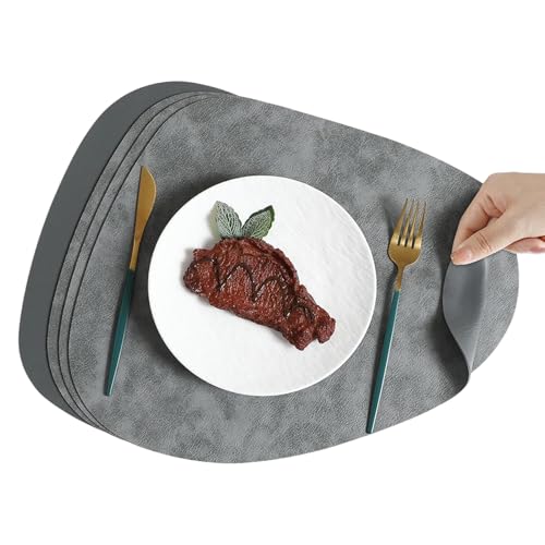 Tapis de table lavable anti-tache lot de 4 sets pour protéger vos meubles - 8
