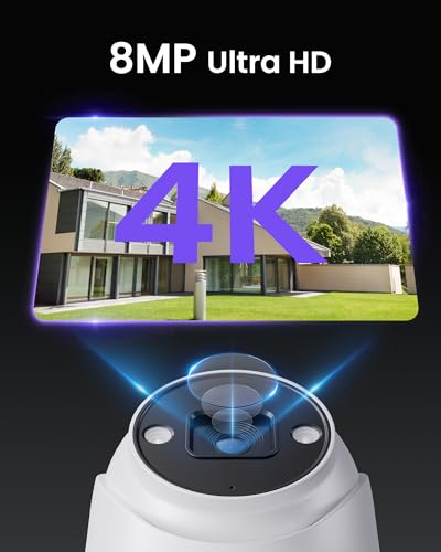 Image of Loocam 8CH PoE Security Camera System 4K Color Night Vision with 2TB HDD