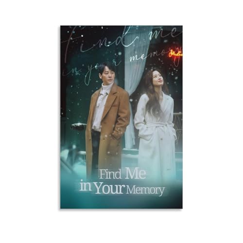 JIRUAHHY Póster de la serie de televisión Find Me in Your Memory para dormitorio, sala de estar, decoración de pared, 20 x 30 cm, estilo sin marco