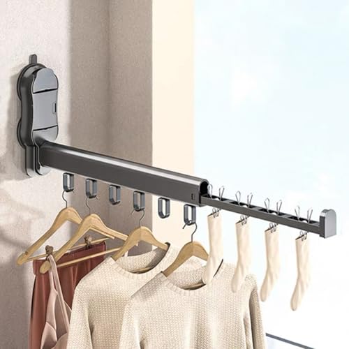 Étendoir à linge mural pliable à ventouse pour sécher sans percer vos murs - 3