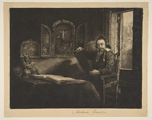 Poster Abraham Francen Apothecarya Rembrandt déco murale 50x70