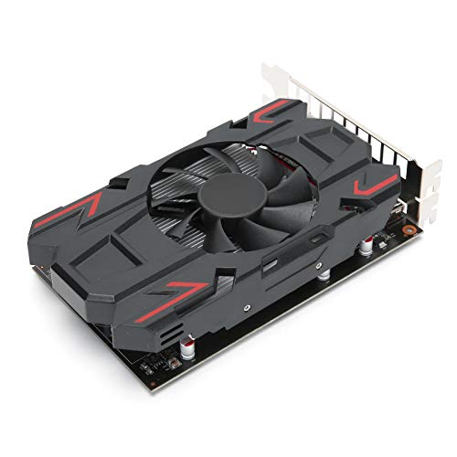 ATI HD6770 Tarjeta Gráfica para Juegos, 4GB DDR5 128bit Tarjeta Gráfica para Computadora con Ventiladores Individuales, PCI Express 2.0 Tarjeta Gráfica de Video 3D API DirectX 12