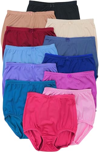 Image of ToBeInStyle Women's Pack of 6 High-Waisted Girdle Brief Tummy Support Everyday Panties