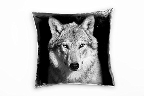 Melina Sophie Kissen Wolf - Paul Sinus Art Tiere, Wolf, Portrait,