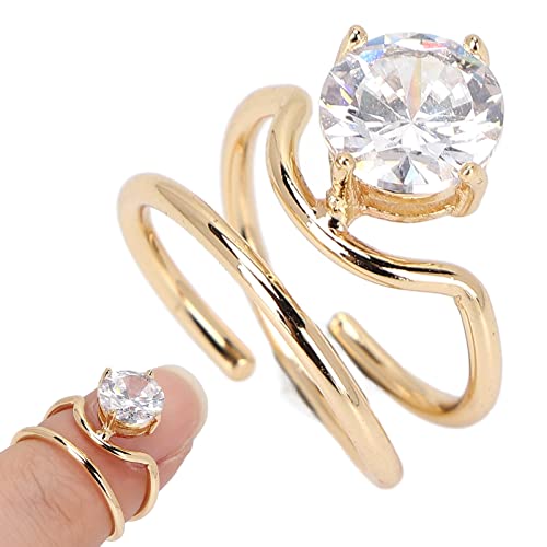 Rhinestones Fingernail Rings - Image 3