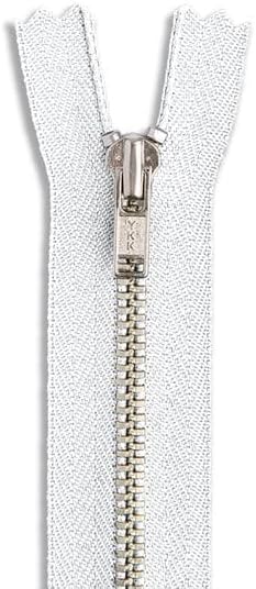 ANAKOR 5" Wine Antique Brass Jean Zipper – Non-Separating Closed-End Zipper with Pin-Lock Slider for Pants