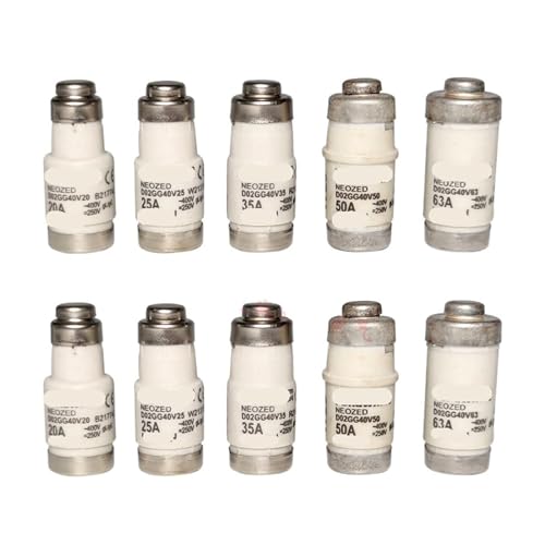 2 fusibles 400 V-250 V D02 20 A/25/35/50/63 A. (Size : D02 63A)