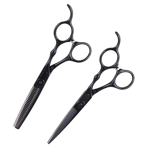 Ciseaux de coiffure WOONEKY anti-fatigue avec poignées confortables - 2