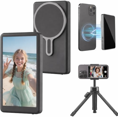 Monitor de Selfie, Magnético Portátil para Smartphone – Tela Wire...
