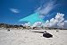 Otentik Beach Sunshade - with Sandbag Anchors - The Original Sunshade Since 2011