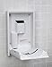 Koala Kare KB101-05 Vertical Wall Mounted Baby Changing Station, White Granite