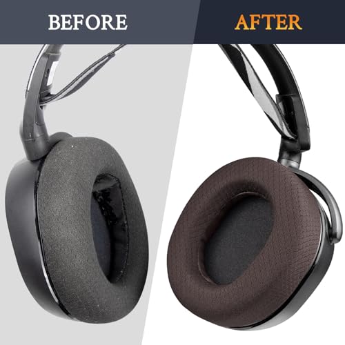 Image of SOULWIT Earpads Replacement for SteelSeries Arctis 1 /3 /5 /Arctis 7 /7+ /7P /7P+ /7X /7X+ /9 /9X /Pro /Prime(Do Not Fit Any Arctis Nova) Headset, Ear Pads Cushions with High-Density Foam (Arctis MF Coffee)