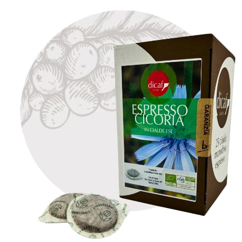 Cápsulas de achicoria biológica en papel filtro ESE