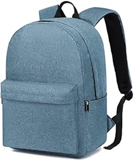 School Backpack College Rucksack Lightweight School Bag Water Resistant Stylish Casual Daypack College Travel Business Work Bag for Men Women Boys and Girls fits 15.4 Inch Laptop (Blue)