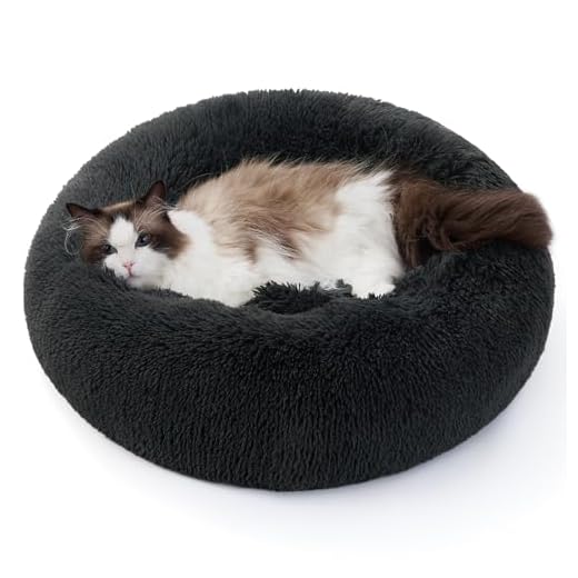 BEDSURE Donut Katzenbett für kleine Haustiere