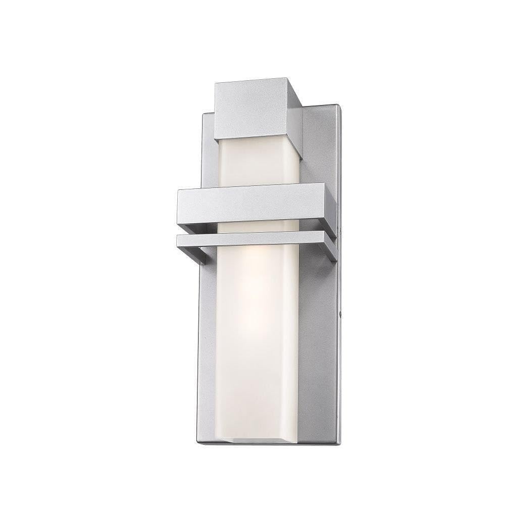 Artcraft Lighting AC9150SL Contemporary Modern LED Outdoor Wall Mount from Camden Collection in Pewter, Nickel, Silver Finish, 6.50 inches, 16.00x6.50x4.00