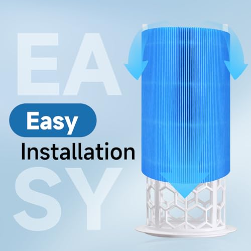 Image of 3 Sets Blue 411 Replacement Filters Compatible with Blueair Blue Pure 411 Air Purifi-er