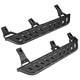 u-Box Wrangler TJ Rock Guards Running Board Side Step Armor for 1997-2006 Jeep Wrangler TJ - 5.27-inch Drop Down Tubular Rocker Rails