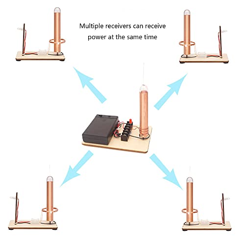 KKcare Kit de modelo de madeira para crianças DIY dispositivo de transmissão de energia sem fio expe