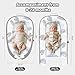 Baby Lounger - 100% Cotton Breathable Infant Lounger for Newborn, Portable Baby Nest for Home and Travel, Waterproof Lining, Newborn Babies Essentials Gifts