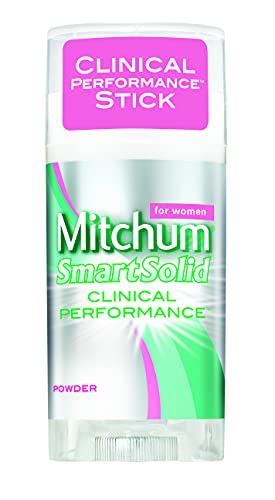 Mitchum For Women Smart Solid Anti-Perspirant Deodorant Powder 2.50 oz (Pack of 5)