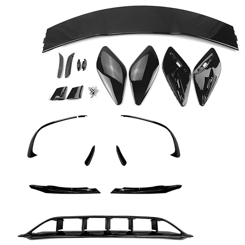 Kit de divisor Benz Clase A W176 A45 AMG 2016-2018 con acabado premium negro brillante duradero