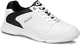 DEXTER Bowling Schuh | Ricky IV | Bowlingschuhe Herren Damen Kinder | Bowling Schuhe Männer & Frauen mit Gleitsohle | Bowling Shoes | Weiß - Schwarz - Größe 42,5