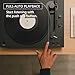 Sony PS-LX5BT Premium Wireless Bluetooth Turntable (2026 Model) : Fully Automatic Belt Drive Vinyl Record Player with Built-in Phono EQ and Included Audio Cable, Black