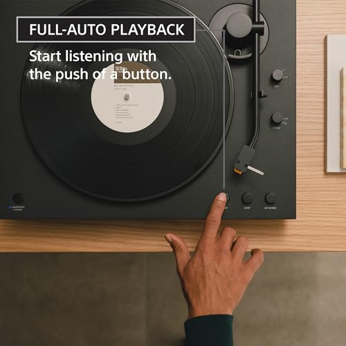 Image of Sony PS-LX5BT Premium Wireless Bluetooth Turntable with Full Auto Playback | Included Audio Cable, Vinyl Record Player, Built-in Phono EQ, Wired & Wireless Connection, Premium Componentry, 2026 Model
