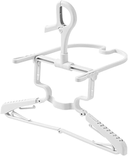 TIDTALEO Percha plegable con capucha Percha de secado con capucha Perchas de ropa plegables Anti plástico plegable Perchero de ropa práctica