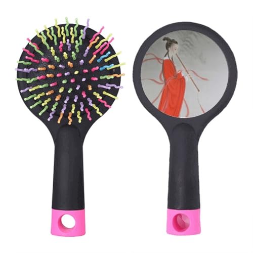 Brosse démêlante flûte rouge chinoise : fini les tiraillements au brossage