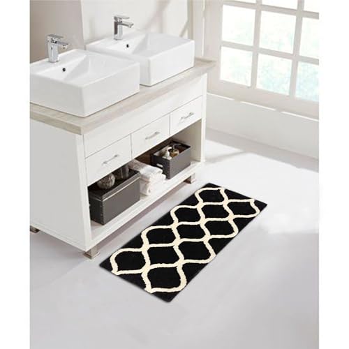 Image of The First Home Decor Modern Anti Slip doormats for Entrance Living Room Bedroom Kitchen Bathroom Doormat 1.5x3 feet (D2D1)