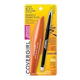 COVERGIRL Lash Blast Volume Mascara(Very Black) & Perfect Point Plus Eyeliner Pencil (Black Onyx) - Twin Pack