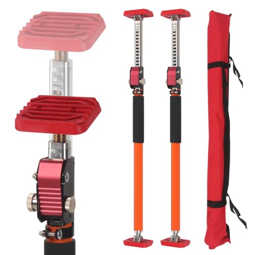 Système de support réglable 60-100 cm en acier lot de 2