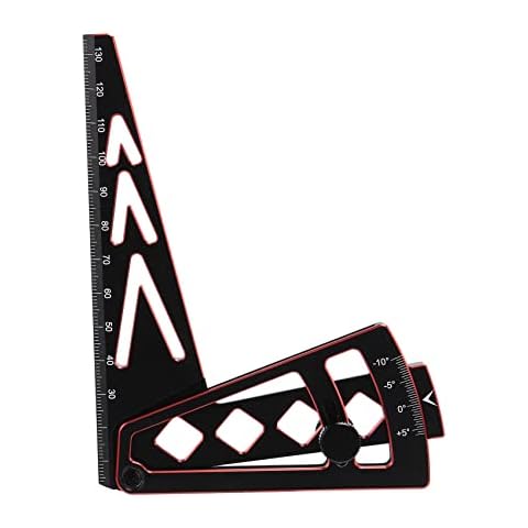 Verstellbares Metall-Lineal zur Anpassung Höhe des RC-Autos und Karosserie Radfelge 15 Grad CNC Werkzeug für RC Auto 1/8 1/10,2 Cover