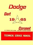 1965 Dodge Coronet Dart Shop Manual 270 440 GT Repair Technical Service Guide
