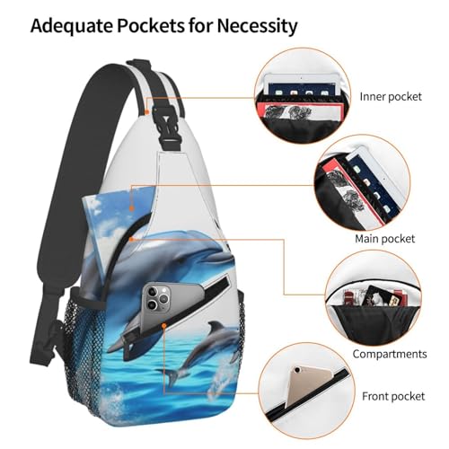 Mochila tipo bandolera para senderismo ligera y unisex miniatura 4