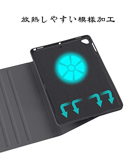 大理石柄 iPad Air 11インチ (M3/M2)/ iPad Air 第5/4世代 10.9インチ ケース マーブル柄 かわいい レディース アイパッド Air5 Air4 カバー 大人 お洒落 ブック式 オートスリープ機能 女性 人気 (ブルー)