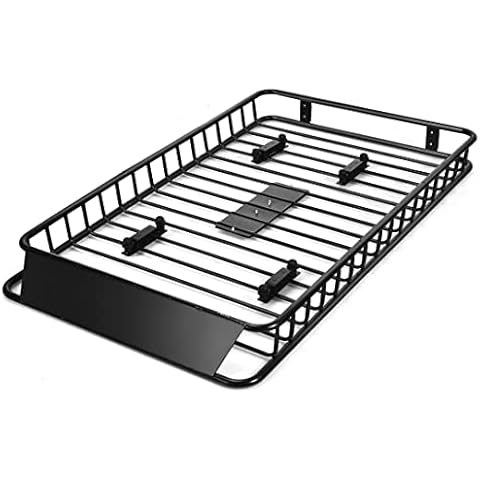 GiantexUK Expandable Steel Roof Rack Basket Cover