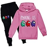Material: 65% algodón y 35% poliéster. Conjunto de sudaderas con capucha para adolescentes, niñas y adolescentes, suaves y ligeras, cómodas de llevar.
