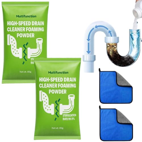 High Speed Drain Cleaner Foaming Powder, Powerful Pipe Dredging Agent,