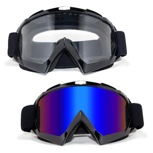 Yogrvner 2-Pack MX Goggles