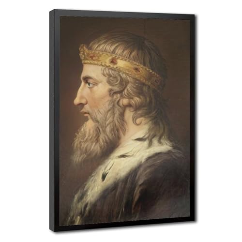 Portrait d'Alfred impression sur toile narrative pour créer une atmosphère chaleureuse