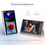ARZOPA 17.3" Przenośny Monitor Szary, 1080P FHD 103% sRGB IPS Portable Gamingowy Monitor dla Laptopa z Wbudowaną Podstawką HDMI USB C Zewnętrzny Ekran dla PC Mac Telefon Xbox PS5 - Z1C Plus