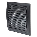 Haeusler-Shop - Rejilla de ventilación (190 x 190 mm), color gris