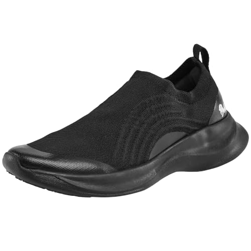 Image of Neeman's Curve Knit Slip On Shoes for Men | Casual Slip On Shoes | Lightweight Walking Shoes | Breathable Knit Upper | Comfortable Cushioned Shoes | Stretch Fit | EVA Sole with Grip