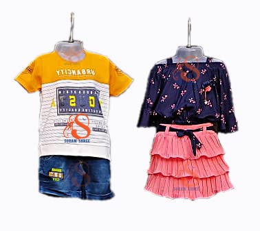 SOHAM SHREE ® : Kids Mannequin for Display - Non-Breakable Plastic Baby Kids Full Body Mannequin Type Hangers - Medium Size (2, 1-6 Year)