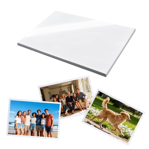 50 Blatt fotopapier a4 glänzend, photopapier a4 180g/m², Sofort Trocken, Wasserfest, Hochweißes Fotopapier,ideal für Tintenstrahldrucker