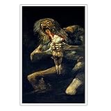Klassische Kunst gerahmt Francisco de Goya Saturn 