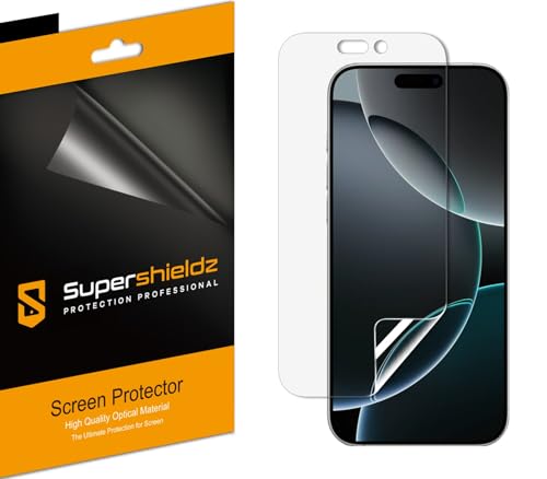 Supershieldz (3 Pack) Designed for iPhone 17 / iPhone 17 Pro/iPhone 16 Pro (6.3 inch) Screen Protector, High Definition Clear Shield (PET)